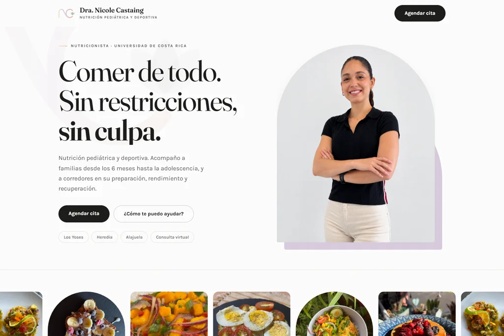 Web de Nicole Castaing
